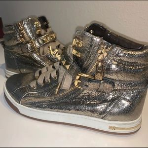 Michael Kors Glam Studded High Top Sneakers